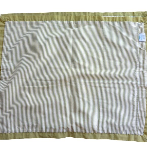 Martha Stewart Collection Standard Pillowcases Set of 2 Green Floral Bird Print - Picture 5 of 8